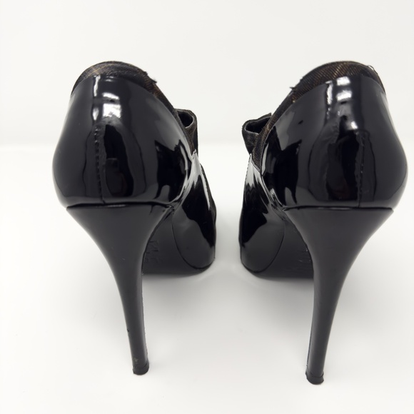 ALDO Patent Leather and Plaid Platform Booties - Picture 2 of 7